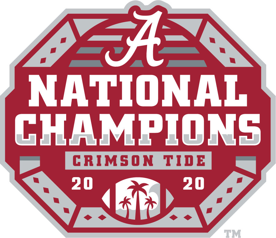 Alabama Crimson Tide 2020 Champion Logo v2 diy DTF decal sticker